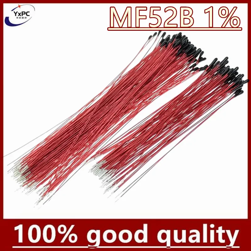 10pcs NTC Thermistor MF52B 10K 100K Probe Strap Wire B3950 B3435 1% Temperature Control Sensor 1pcs 5m ntc thermistor temperature sensor b3950 2k 5k 10k 15k 20k 50k 100k 1% air probe conditioning probe for arduino w1209