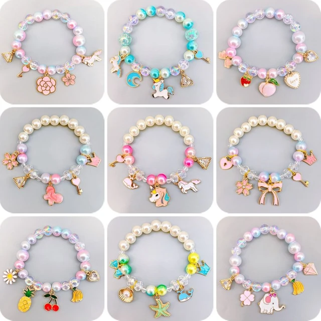 Kit De Fabrication De Bracelet Coloré Mignon Pour Filles Avec