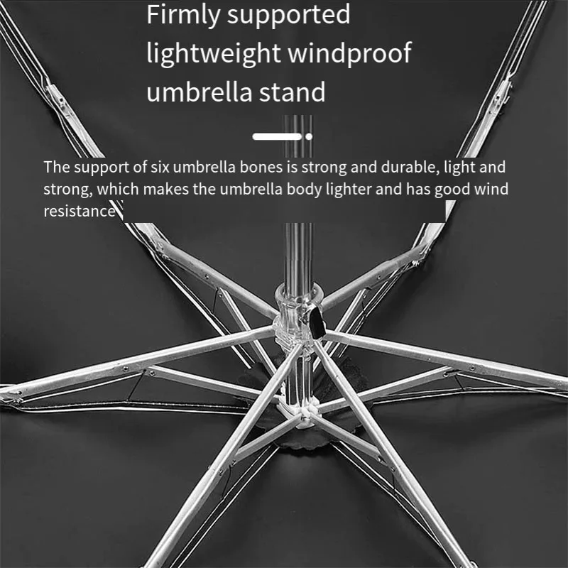 Sun umbrella portable women's dual-purpose protection tanning glue pocket small fresh