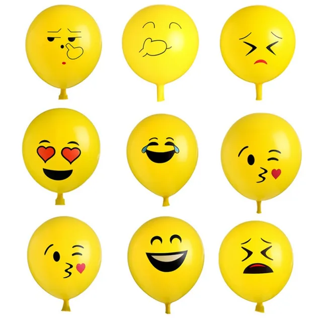 10/30 pcs 12 inch yellow mixed color latex balloon set 5