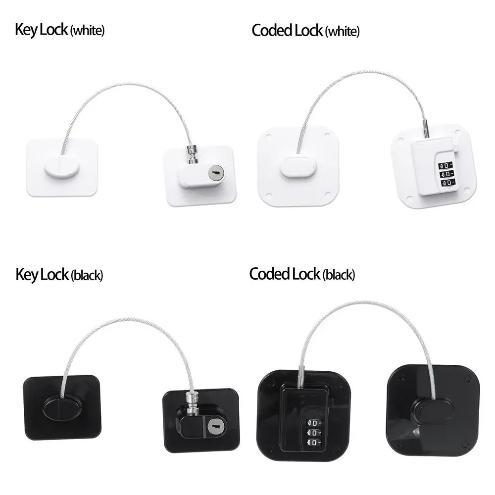 Cabinet Safety Lock Cabinet Lock Door Safety Lock Sliding Door Lock Baby Safety Refrigerator Lock With Keys or Coded Lock Infant Cabinet Locks Sliding Closet Door Children Protection Locks