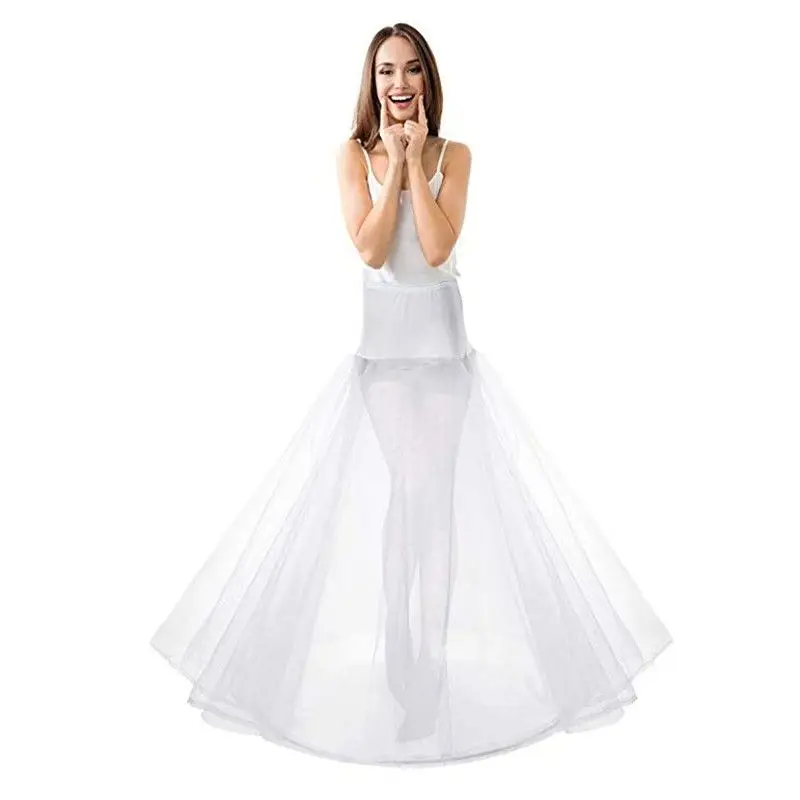 Wedding Gown Petticoat 6 Hoops A-Line Floor Length Gown Underskirt Crinoline Women wedding underskirt wedding petticoat petticoat underskirt petticoat skirt