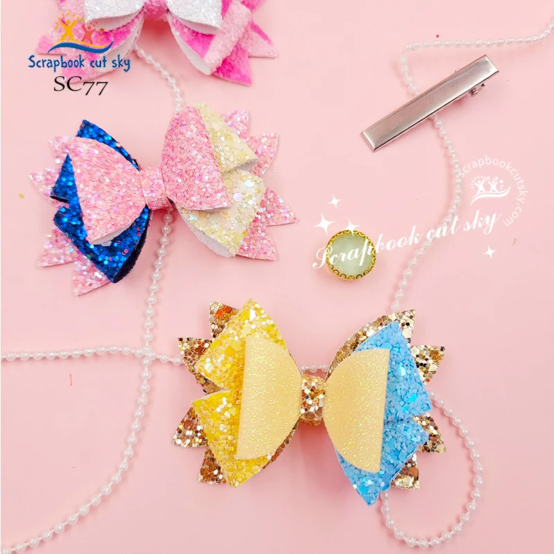 

ScrapbookCutSky-SC77 Плашки для деревянных ножей BOW, используемые с машиной