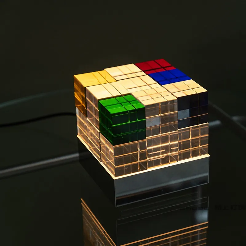 

New Tecno Lumen Color Magic Cube Special Decoration Table Lamp Creative Living Room Decoration Ambience Light