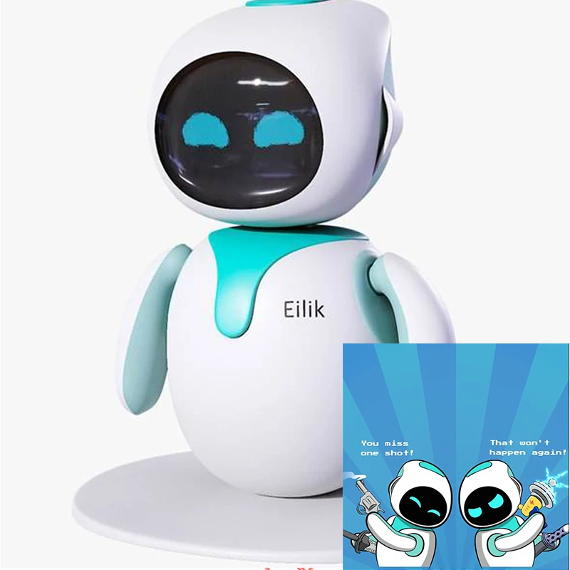 

Eilik emo toy robot, a cute intelligent companion of pet robot, smart robot for older people