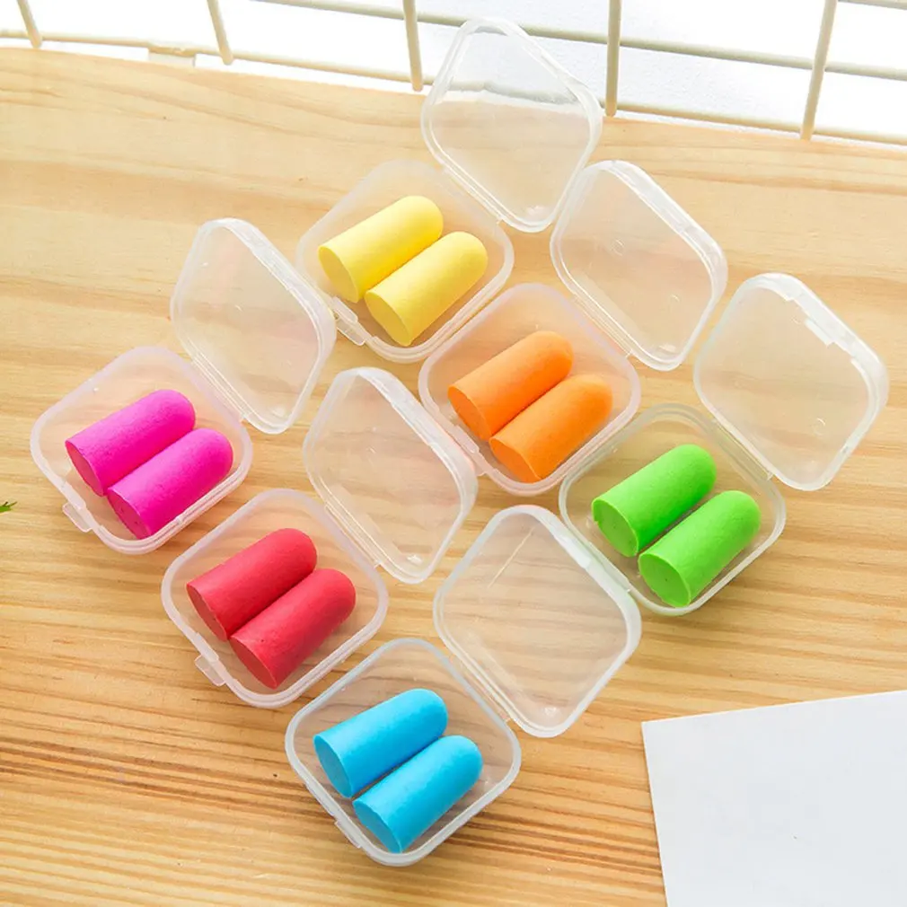 

Noise reduction sleep soundproof earplugs Learn to sleep hearing protection Anti-snoring One Pair Nice Plugs Anti Snore Earplug