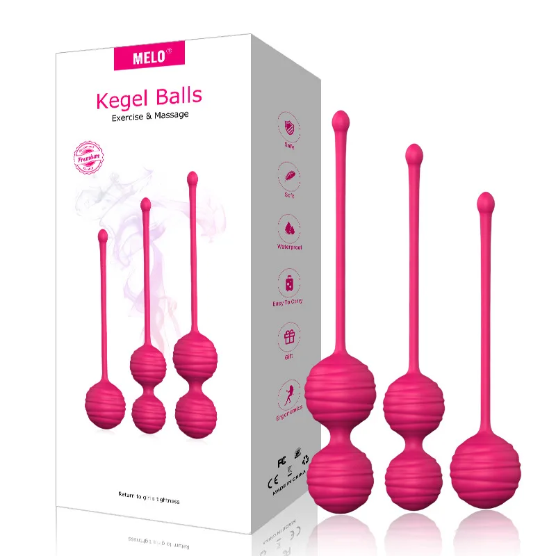 3PCS Chinese Geisha Balls Postpartum Vaginal Tighten Kegel Balls Pelvic Floor Muscle Exercise Dumbbell Sex Toys for Women