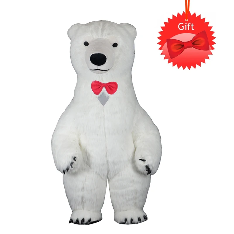 Giant Polar Bear Mascot Costumes Inflatable Costume for Adults mascot costume inflatable accessory
