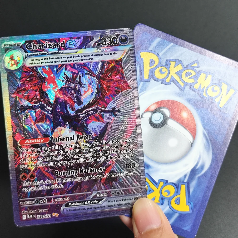 DIY PKM-Karten Mega Gengar Ex Charizard Umbreon Greninja Mew Giratina Flash Englische Spielkarten – Detail 3