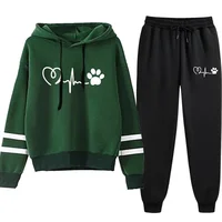 Survêtement pour femme quotidien décontracté mode sweats à capuche offre spéciale une pièce rayure sweat et pantalon confort en plein air Jogging qualité 6