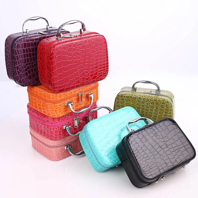 New Women Beauticians Makeup Case Cosmetic Bag High Quality Travel Organizer Beauty Box Cosmetics Jewelry Toolbox Holiday Gifts - 5