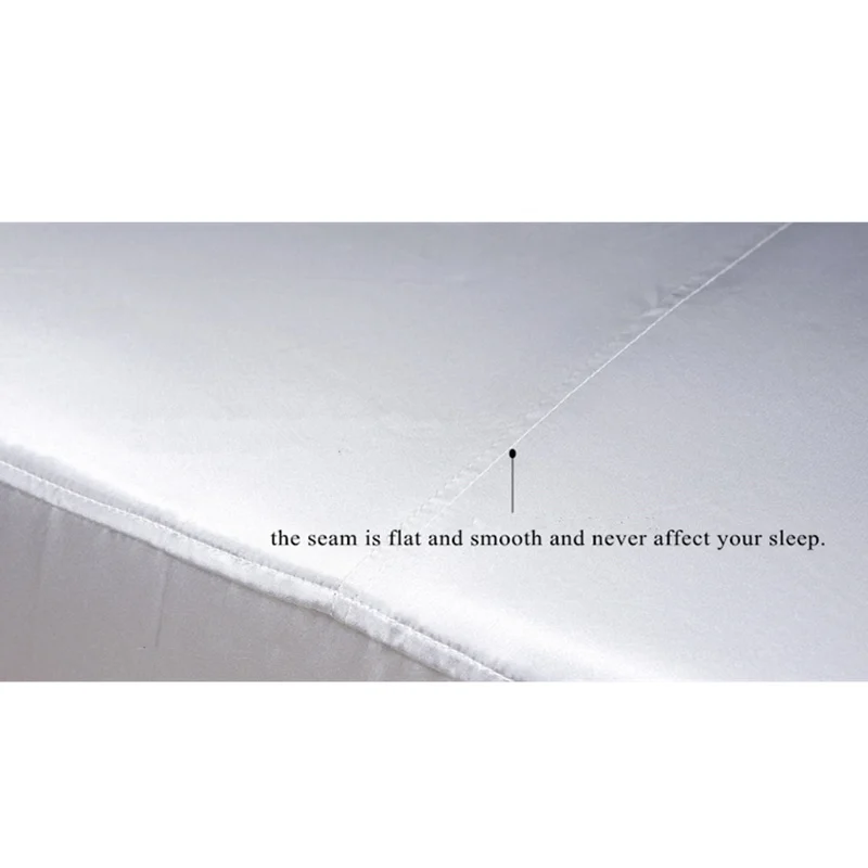 19MM 100% Mulberry Silk Fitted Sheet Deep 25cm Soft Flat Sheet Multicolor Multi Size ls0114-19003 4