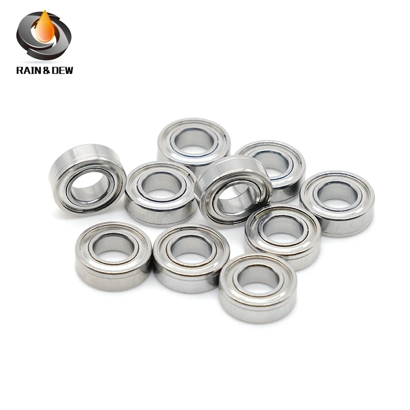 Rolamentos de Esferas de Rolamentos de Esferas Blindado Abec7 Smr128z Rolamento 8x12x3.5 mm 10 Pcs Aço Inoxidável