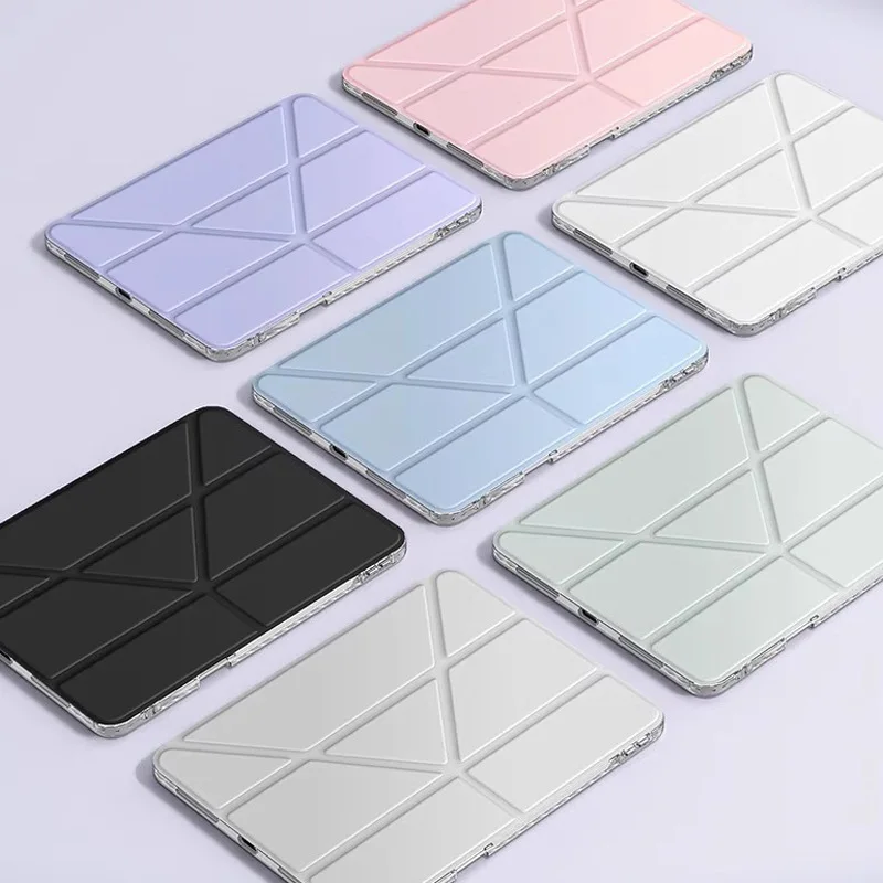Enhanced Smart Folio Acrylic Stand Cover with Pen Holder