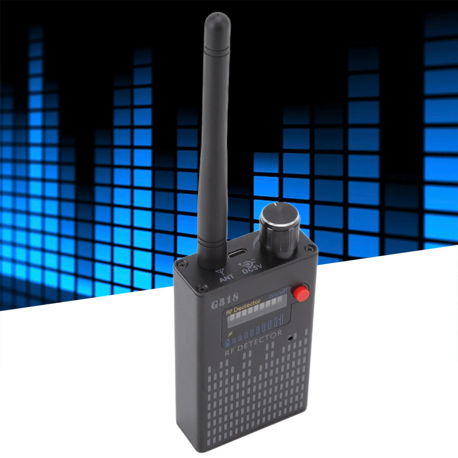 GPS Detector Accurate Ultra High Sensitivity Prevent Interference Multipurpose RF Scanner for Homes Offices Cars Detector