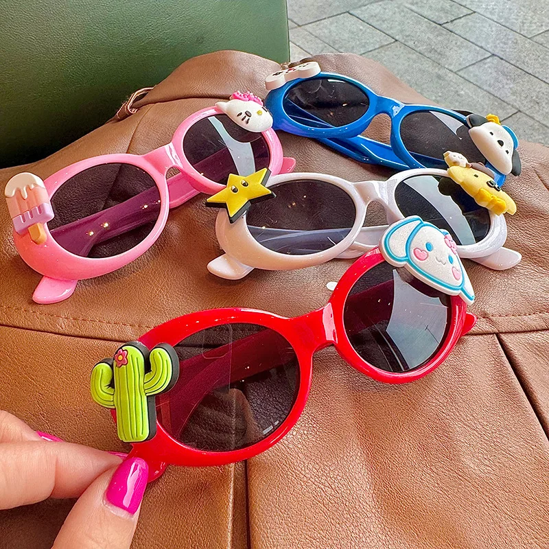 

Hellokitty Sanrio Sunshade Sunglasses Photo Glasses Props Sunglasses Students Child Kawaii Cartoon Sunglasses
