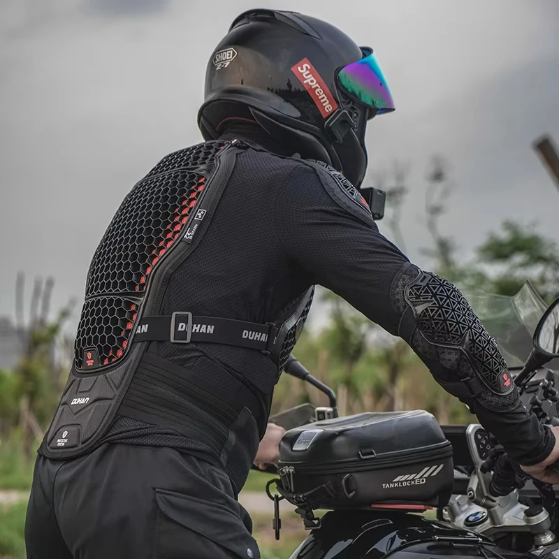 Protective Gear Chaqueta Cuero Moto Protecciones CHAQUETA TURISMO