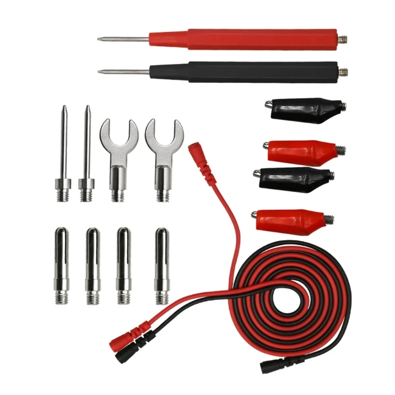 

Multimeter Test Leads with Needle Probe 4mm Banana Plug Clip Dropship