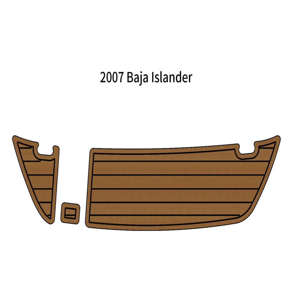 2007 Baja Islander Swim Platform Step Mat Boat EVA Faux Foam Teak Deck Floor Pad 2007 supra ssv swim platform step mat boat eva faux foam teak deck flooring pad