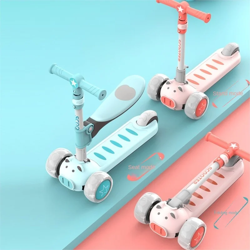 TULX Motion Scooter Features Foldable Seats And Wear-resistant Tires Making Travel Safer And More Reassuring For Children
