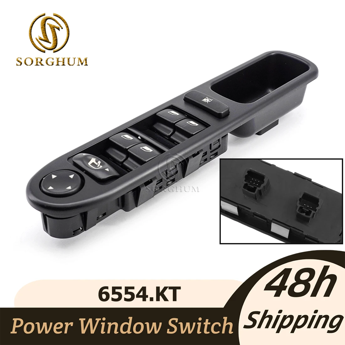 SORGHUM 6554.KT Window Switch Control Mount Frame Cover Durable For Peugeot  307 SW CC SW 2000 - 2013 Window Switch Panel 6554KT - AliExpress