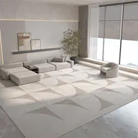 Modern Minimalist Carpets for Living Room Decoration Washable Rug Bedroom Decor Rugs Short Pile Carpet Home Thicken Floor Mats 2