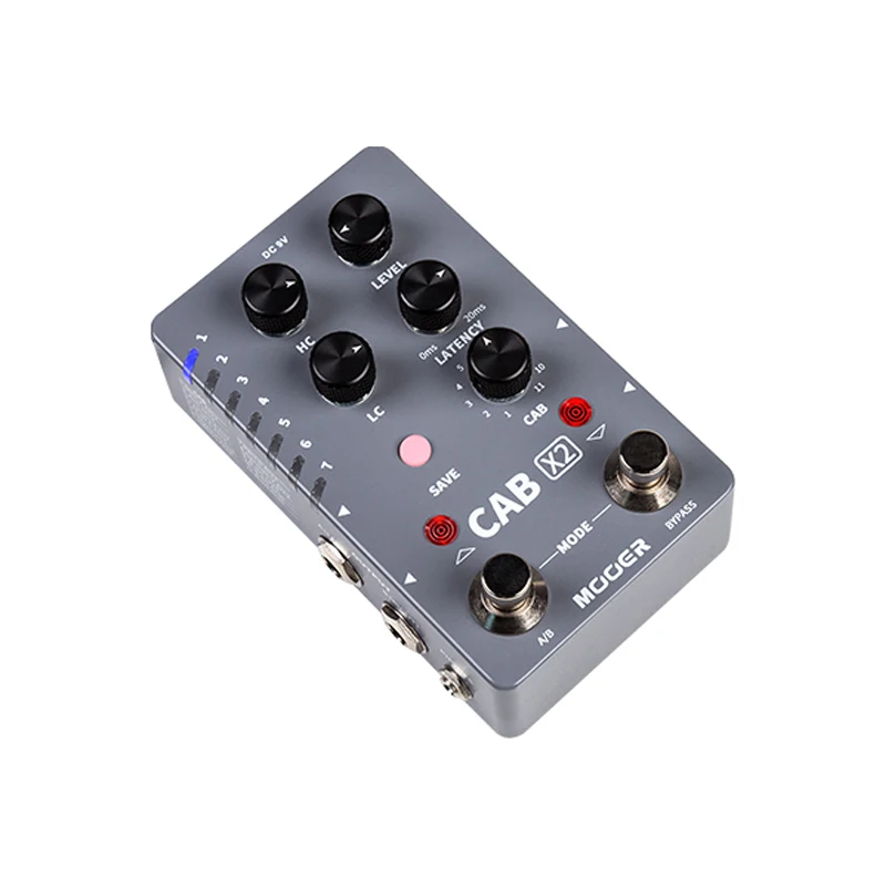 MOOER CAB X2 Stereo IR Cabinet Simulation Pedal Dual Channel Cab