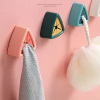 Towel Plug Holder Bathroom Towels Storage Organizer Rack Cap Punch Free Wash Cloth Clip Home Accessories Bathroom Decor Tool 3