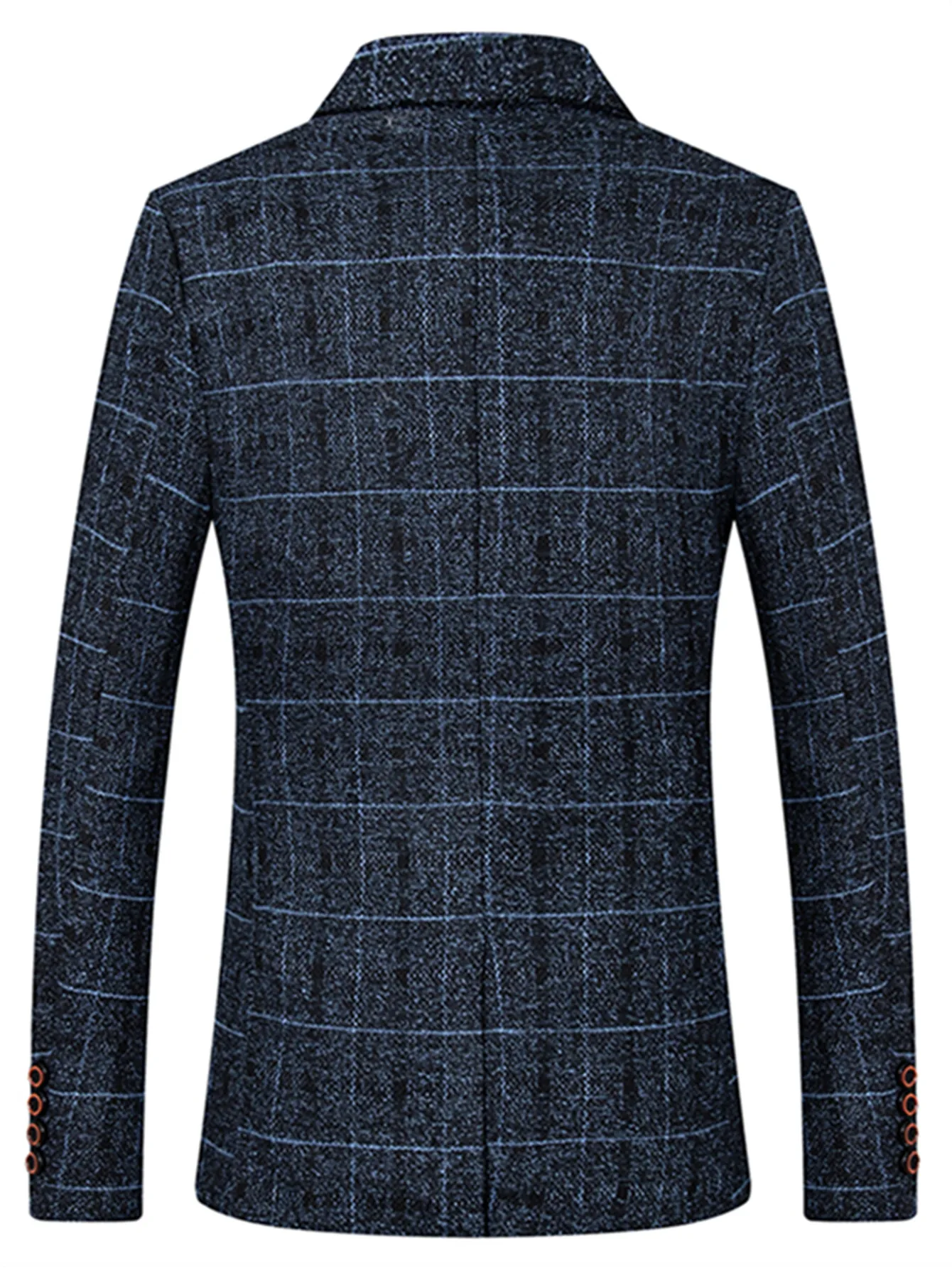 Men's Suit Coat Business Casual Spring And Autumn Professional Clothes Formal Men's Top Plaid Dress men suit jacket