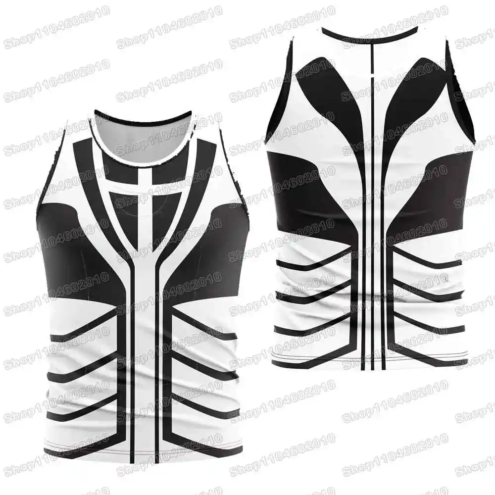 Anime Tank Top 러닝 러쉬 가드 서핑 저지 비치 셔츠 수영복 다이빙 체육관 반바지 MMA BJJ Men Jiu Jitsu 피트니스 세트