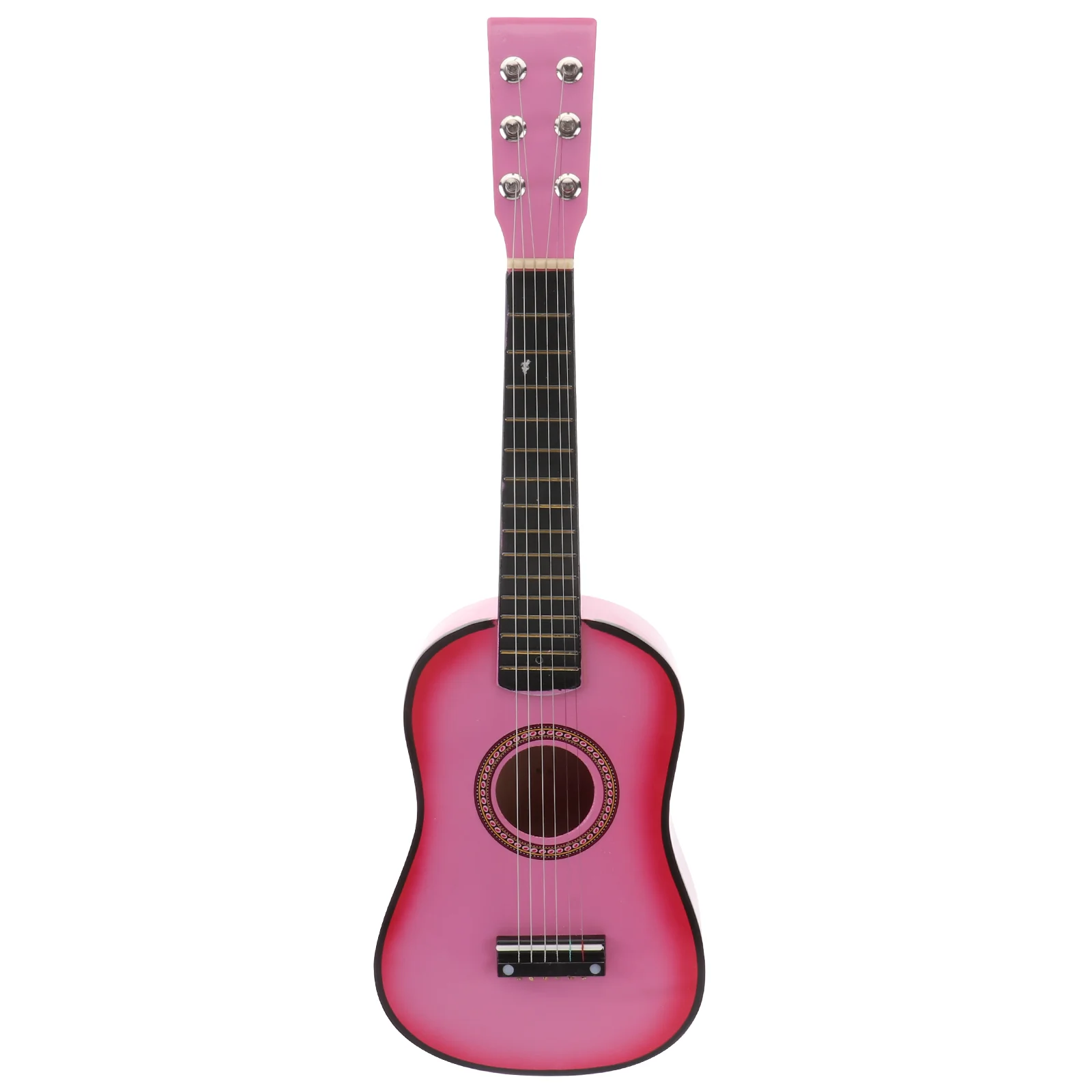 

Kids Guitar Musical 23 Inch Classical Ukulele Educational Acoustic 6-String Beginner Instrument Pink