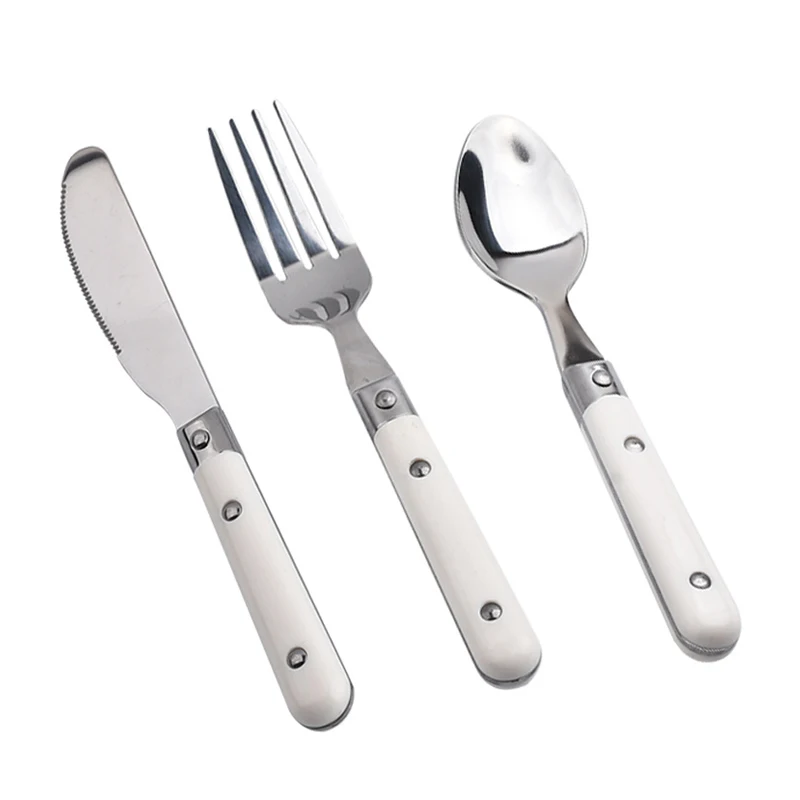 Children Cutlery Set Portable 3pcs/set 304 Stainless Steel
