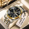 BINBOND Luxury Business Men Watch Waterproof Luminous Date Stainless Steel Men's Watches Military High Quality Quartz Man Watch