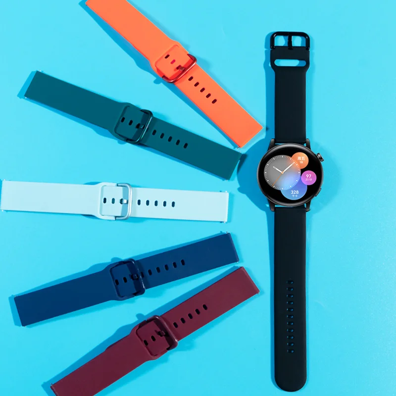 22mm 20mm silikonowy pasek do Samsung galaxy watch 5/pro/4 44mm 40mm