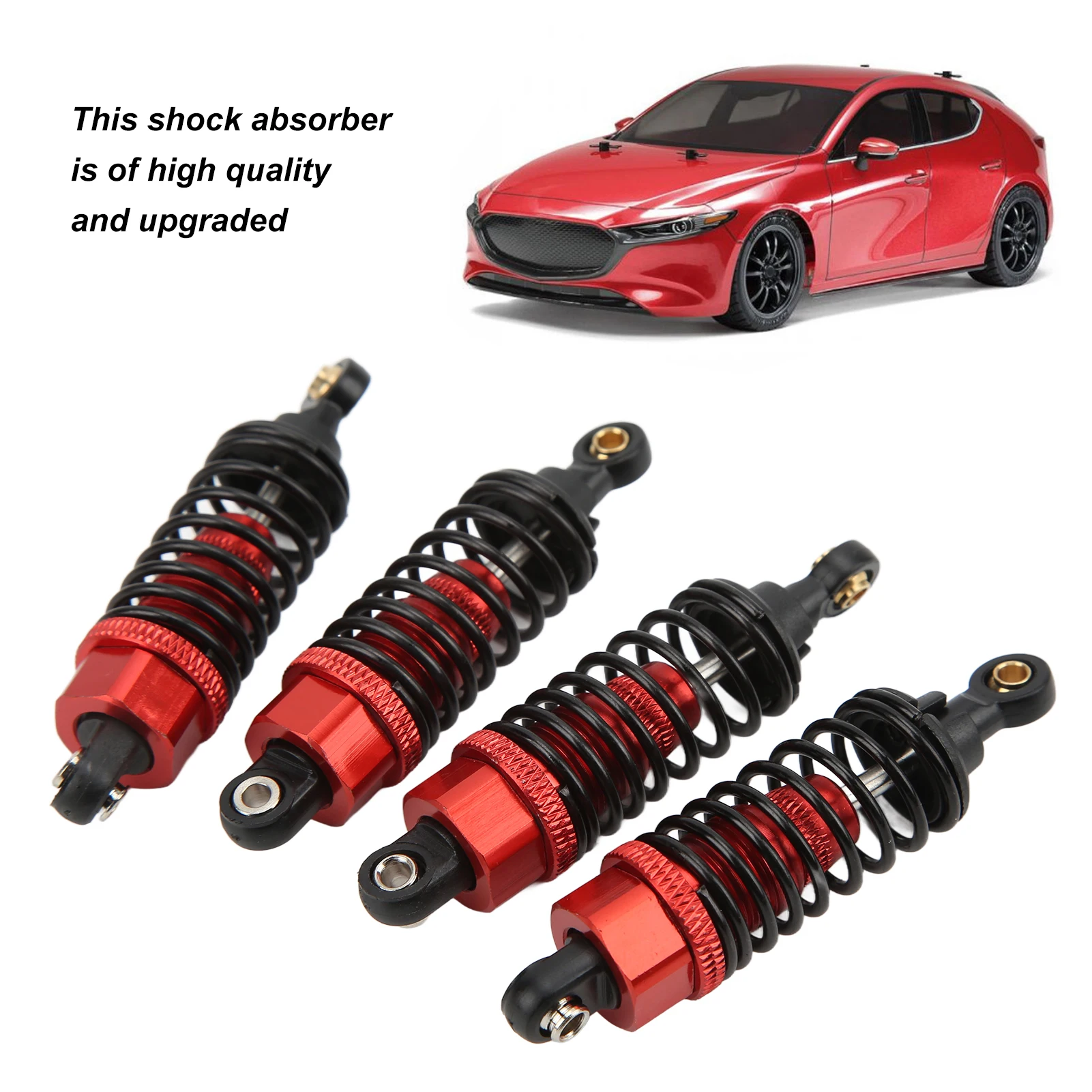 4pcs RC Damper RC Shock Absorber RC Shock Absorber RC Shock Damper Replacement for TAMIYA ‑01 ‑02 TA05 TL‑01 TA03 MF‑01X