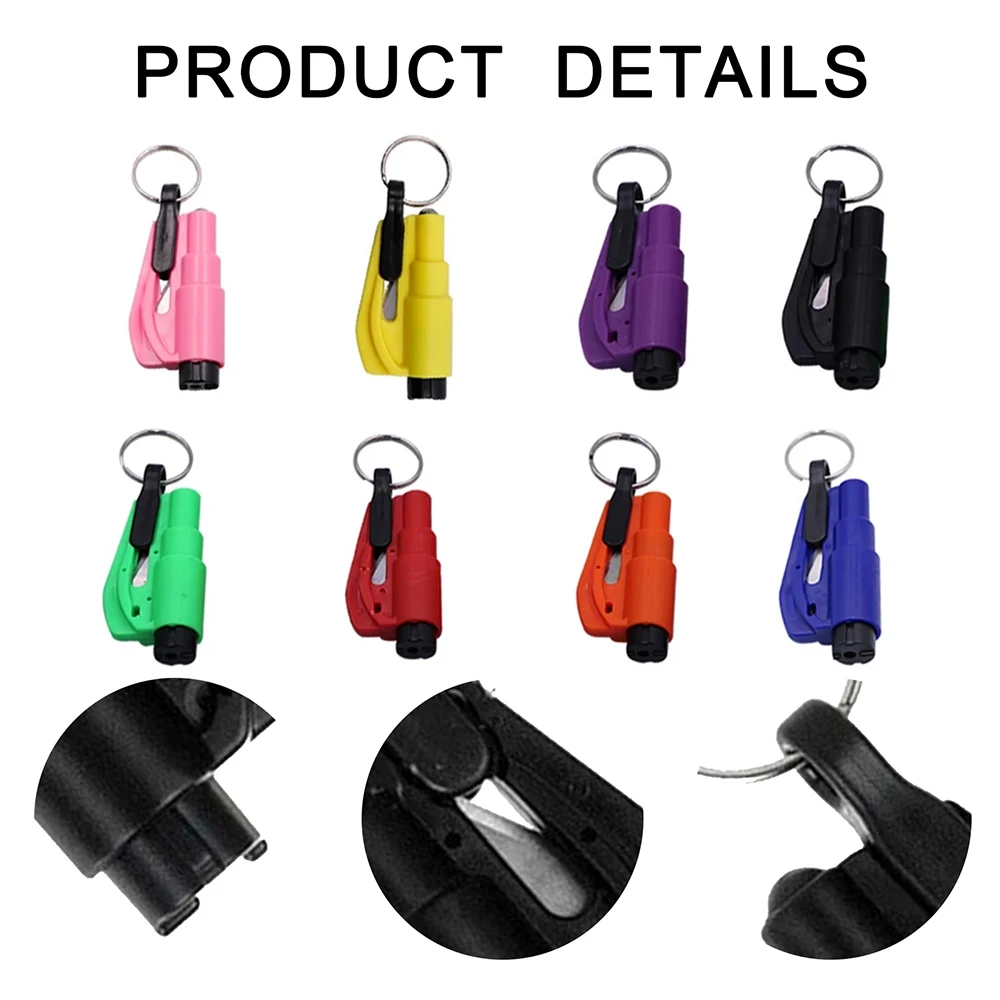Car Safety Hammer Mini Multi-functional Escape Hammer Break Glass Rescue Window One Second