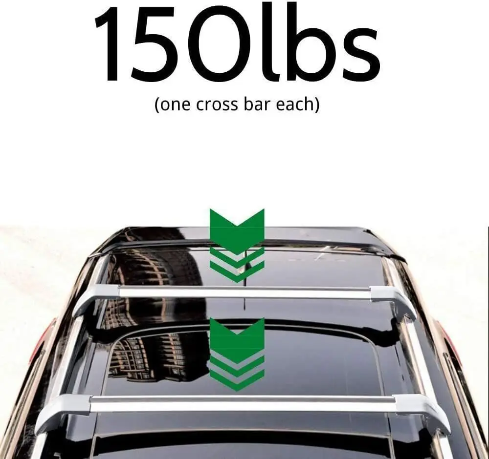 BYD Atto 3 / Yuan Plus Lockable Aluminium Roof Rack Cross Bars view 5