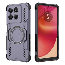 ELVEV Custodia Magnetica Wing Shield - PC+TPU Durevole con Compatibilità per Ricarica Wireless