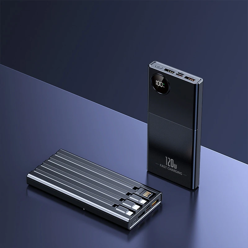 50000 mAh Fast Charging Power Bank Large Capacity Portable 66W Chargers With Four Cable Power Banks External Battery For Xiaomi