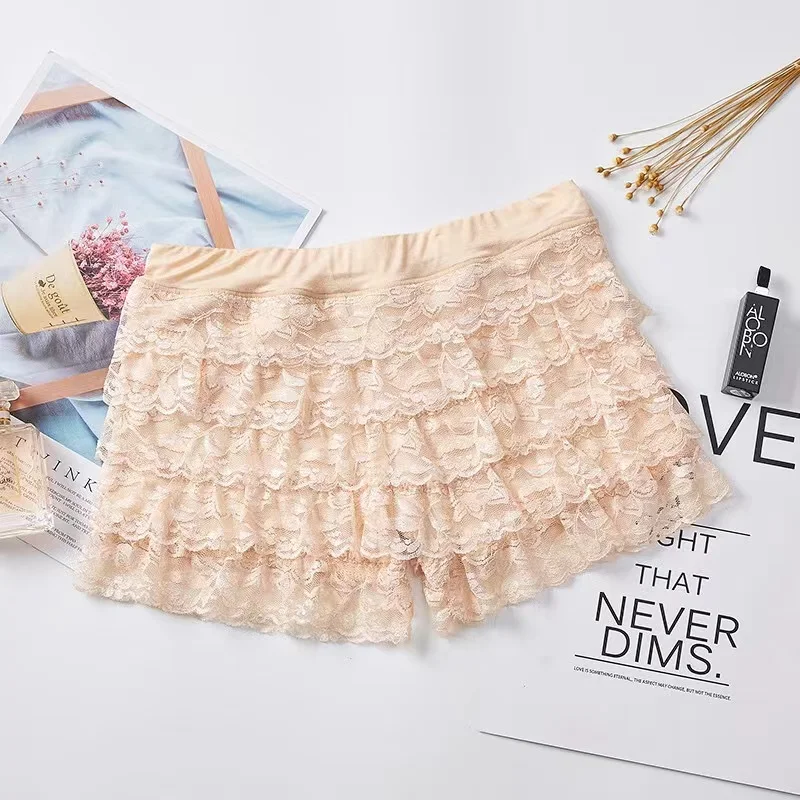 Plus Size Ladies Ruffled Lace Bloomers Knickers Panties Lingerie Burlesque Bo Peep Panty Frilly Knickers