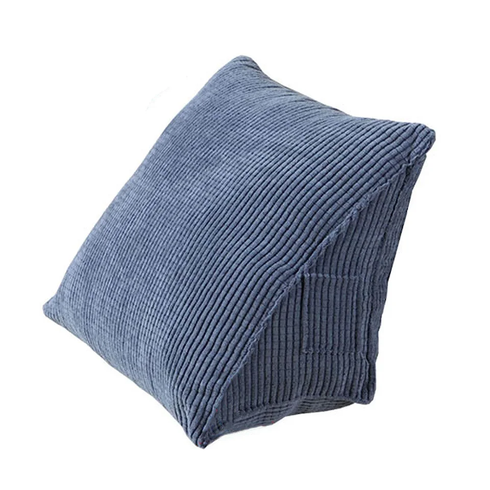 strusery Cuscino a Cuneo di Supporto Cuscino Schienale per Letto, Cuscini da Lettura a Cuneo per Supporto Schiena - Perfetto per Letto e Divano Comodo Cuscino da Letto per Sedersi, Velluto Rimovibile