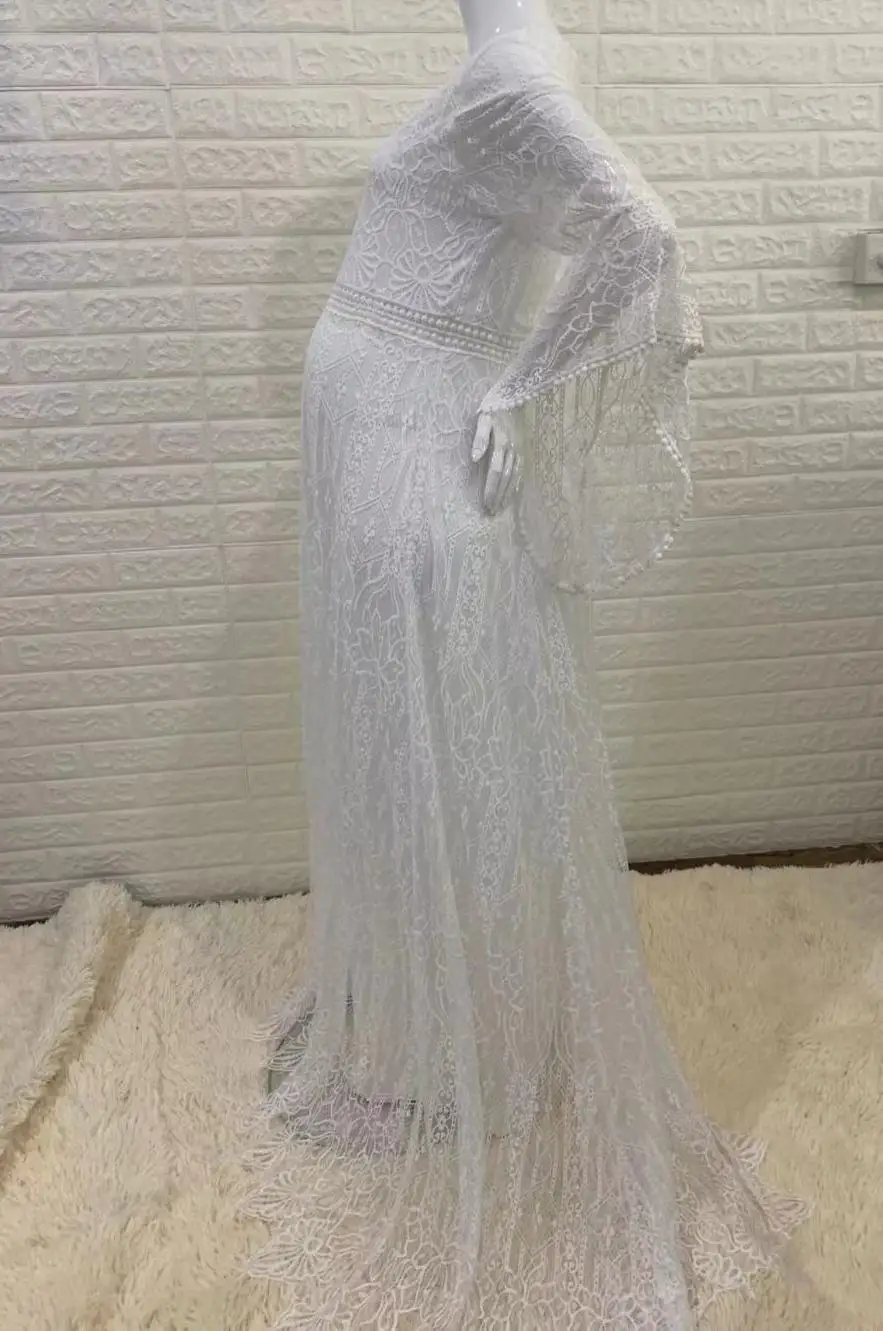 فساتين أنيقة للنساء الحوامل فستان حمل أبيض للحوامل...