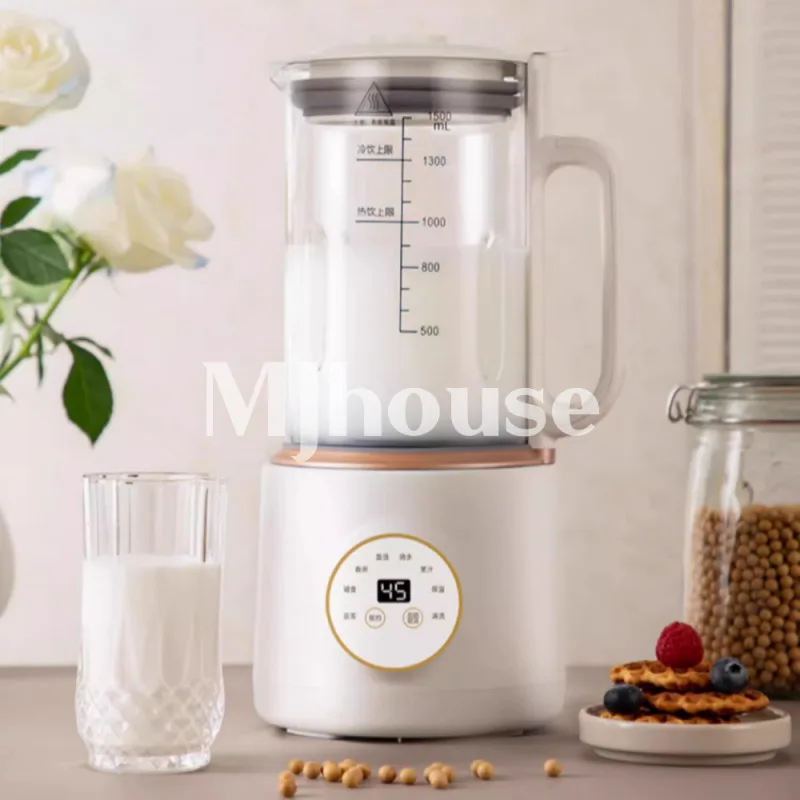 1500ml 전기 벽 브레이커 두유 기계, 자동 가열 요리, 쌀 페이스트 메이커