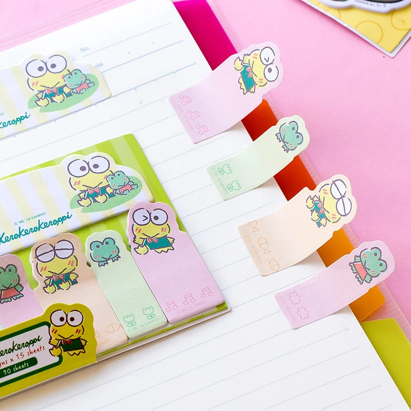 Sanrio Kawaii Animal Memo pad Sticky Notes Cute N Times Stationery Label Notepad Bookmark Post School Supplies 4