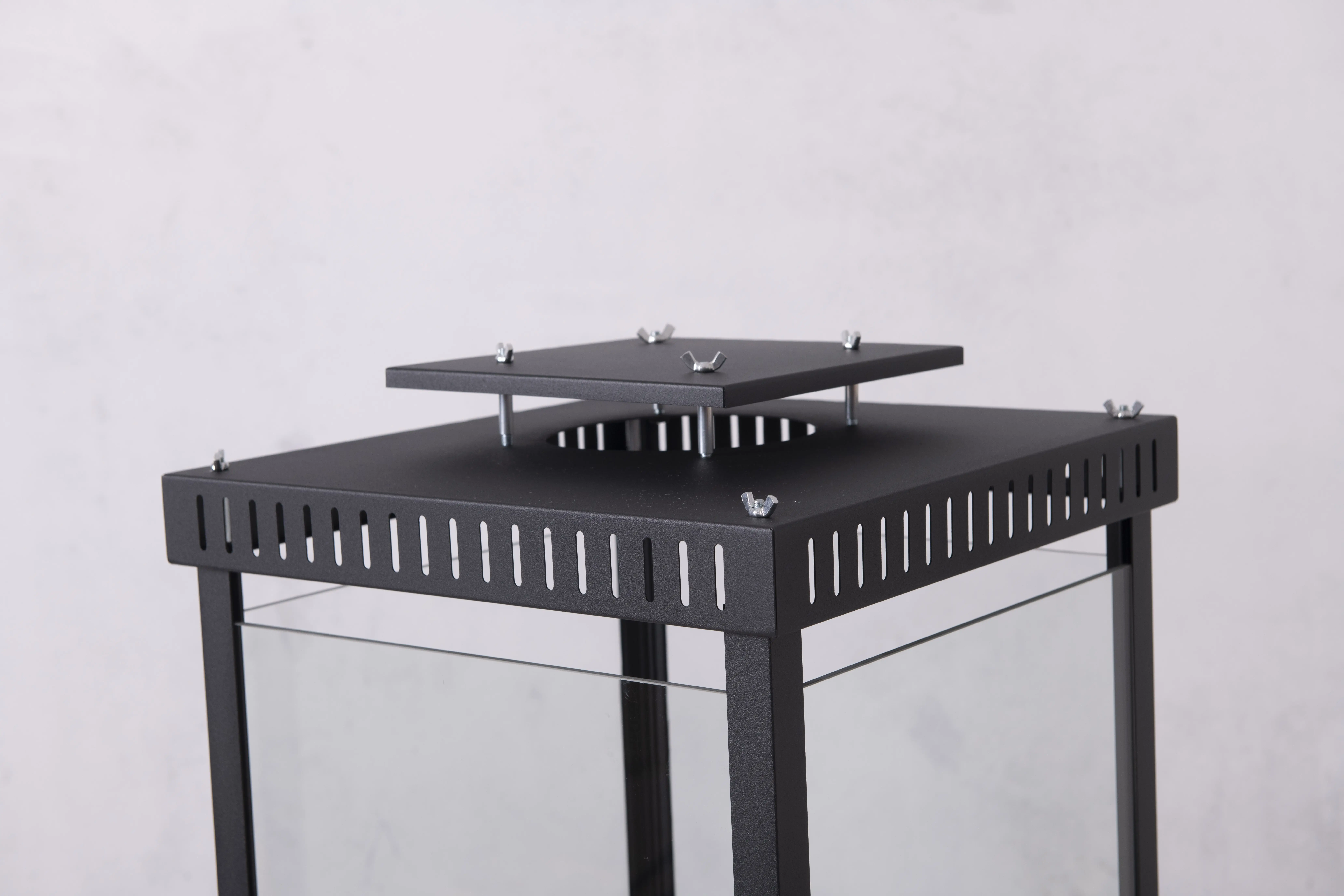 Gas Fireplace Fire Pit Gas Patio Heaters Modern Garden Terrace Outdoor Iron Square Products 30KG