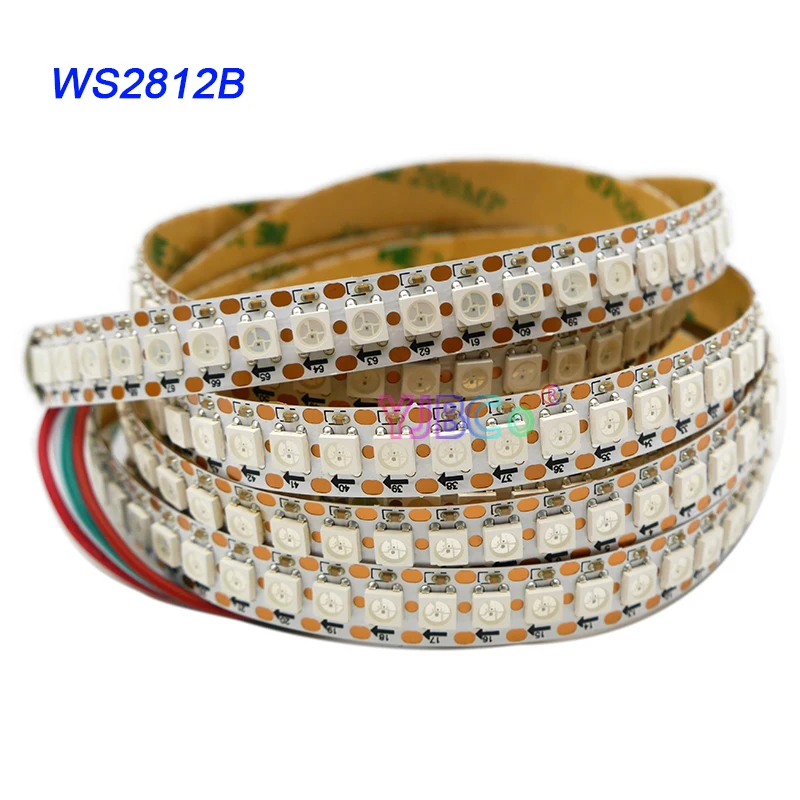 

1~5M WS2812B LED Strip 5V DC 5050 RGB IC Tape addressable 30/60/74/96/144 pixels/m WS2812 Magic Lights bar Waterproof IP30/65/67