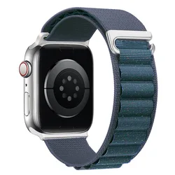 Alpine Loop Bracelet for Apple Watch - Premium Strap Collection (Copper green shiny)