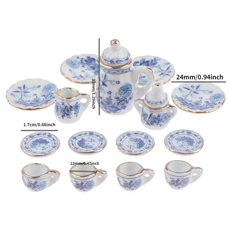 Miniature Porcelain Tea Set 4