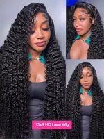 250% Perruque Cheveux Humains 100% Perruque Bouclée Perruque Livraison 3 Jours France Perruque 360 Lace Frontal Cheveux Humain Cheveux Humains Full Lace Perruque 13x6 Transparent Lace Perruque Raw Hair Sans Colle 6