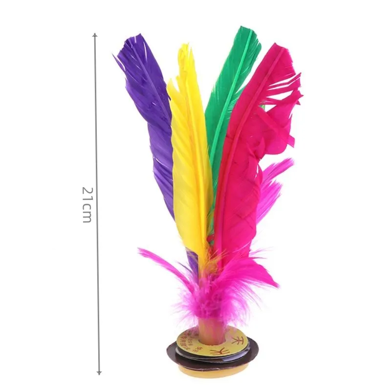 3pcs China kick shuttlecock Fitness Entertainment Footbal Foot Kick Fancy Goose Feather Shuttlecock For Physical Exercise